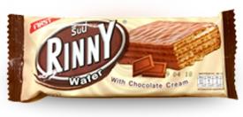 Вафли с шоколадом "Rinny Wafer Chocolate Coated Cream" 12.5 грамм