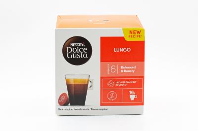 Кофе натуральный жареный молотый Nescafe Dolce Gusto Lungo 16 кап. 89,6 гр