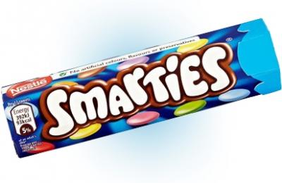 Шоколадное драже Nestle Smarties Single Bar 38 гр